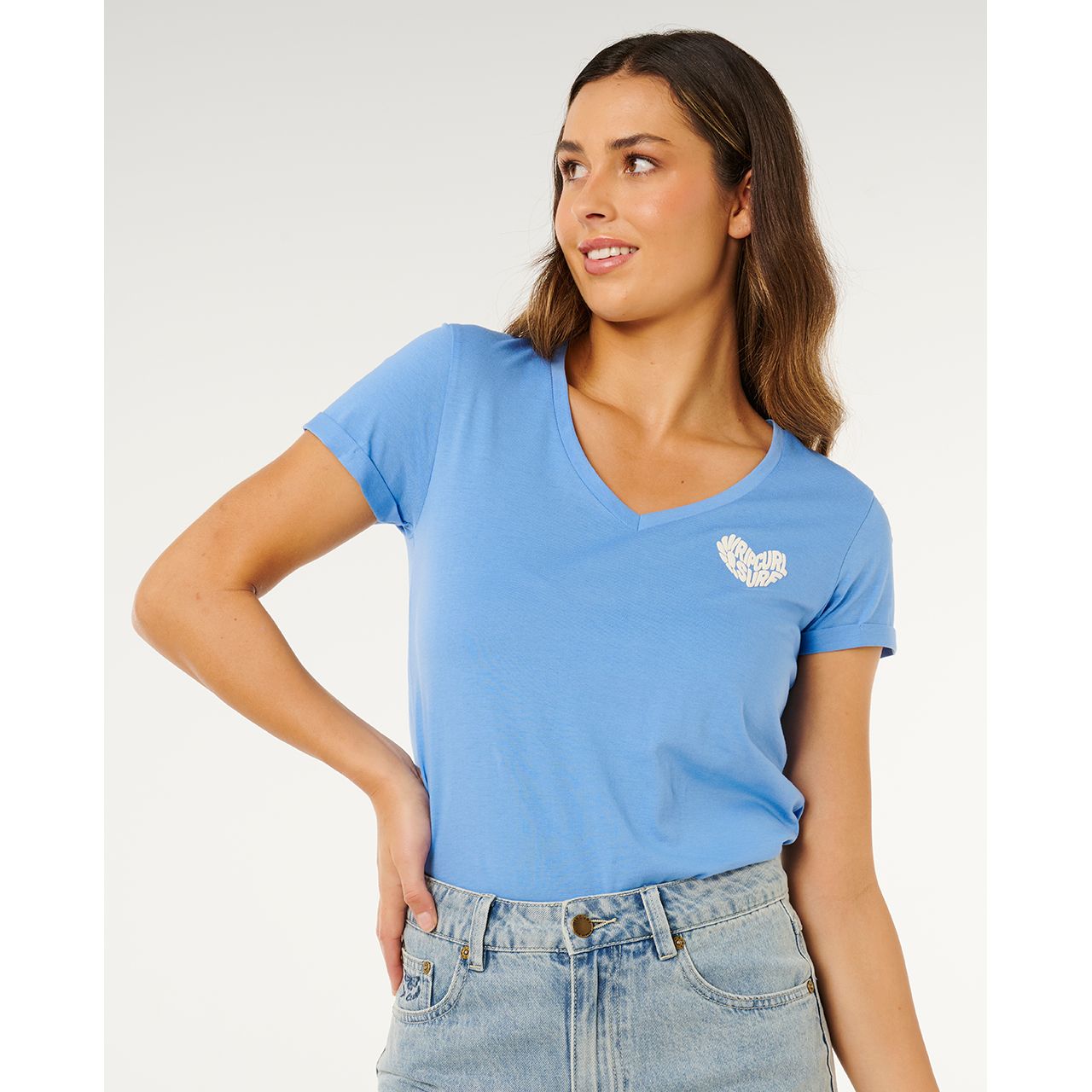 RC HEART LOGOS TEE