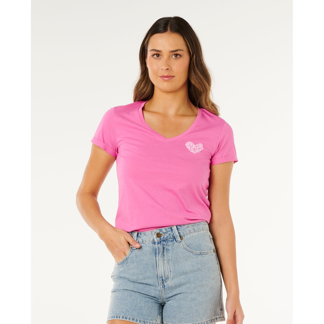 RC HEART LOGOS TEE